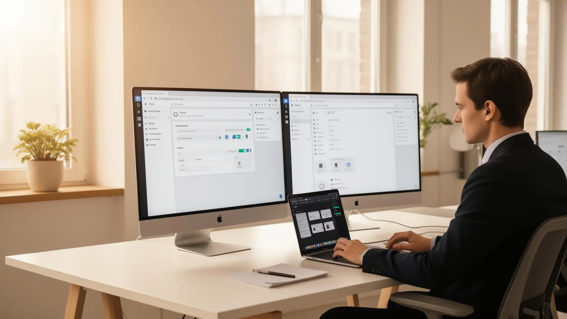 IT-beheerder beheert Apple Mac-apparaten